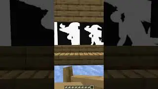 Minecraft Bad Apple 😬 #Shorts