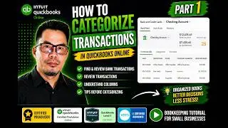 Categorizing Bank Transactions in QuickBooks Online with Real Examples Part 1