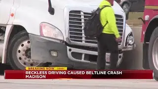 Madison Police report reckless driving caused Beltline crash, vehicle fire