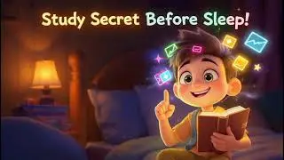 Night Study Trick | Boost Your Memory in 10 Minutes Before Sleep!