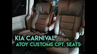 2015 Kia Carnival two Captain Seats installed in Atoy Customs