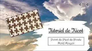 38. Point de Pied de Poule - Motif Moyen #chriscreatifs #faitmaison