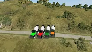 Concrete Mixer  Crashes-BeamNG.Drive
