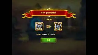 (Rarity Fair) Promote Aidan to Rank Orange+2 #HeroWars