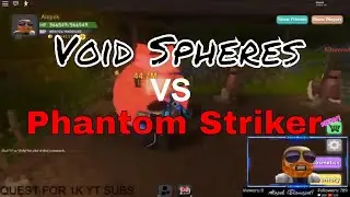 Void Spheres vs Phantom Striker Dungeon Quest Roblox Ghastly Harbor Mage Spells