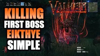 Valheim First Boss Fight Preparations - Killing Eikthyr Made Simple