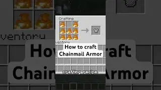 How to craft Chainmail Armor in Minecraft
