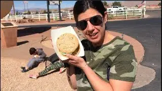 Family of 4 that Explores: Dust storms, UFO's and Ice Cream Sandwiches the size of your head!!