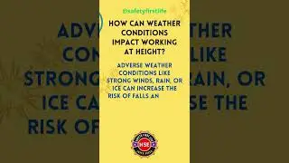 unsafe working at height | how adverse weather affects safety #shorts #shortsfeed #safetyfirstlife