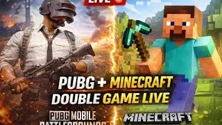 Combo Stream LIVE 🔴 | PUBG Clutches + Minecraft Builds 🔥