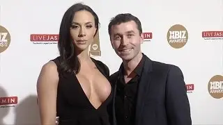 James Deen & Chanel Preston XBIZ Awards 2016 Red Carpet Fashion