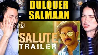 SALUTE Trailer Reaction! | Dulquer Salmaan | Rosshan Andrrews | Bobby&Sanjay | Jakes Bejoy