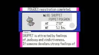 How to get Shuppet in Pokemon Ruby