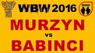 Babinci 🆚 Murzyn 🎤 WBW 2016 Warszawa (freestyle rap battle)