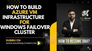 🎯How to Build Azure VM Infrastructure for 🏢 Windows Failover Cluster👉Step-by-Step VM Setup #azuresql