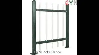 decorative pvc white picket fence