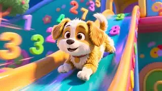 Beep Beep Puppy Train 🐶🚂 Fun Kids Song | Learn Vehicles and Sounds Nursery Rhyme