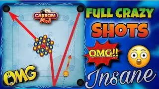 Indirect Shots //Carrom pool //Full Crazy Shots !! #carrompool #miniclip #viralvideo #technovikram
