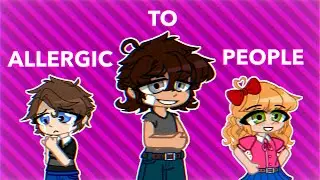Allergic to people | Warning: Blood | FNaF | MikeVictim | Gacha Club