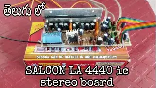 salcon LA4440 ic stereo board