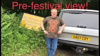 Trig point hunting and Glastonbury Festival view - with Captain Jonny!