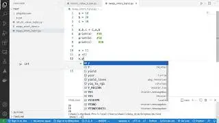 swap variable