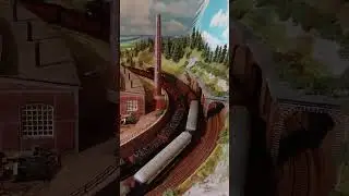 Jouef 141 P mit Pullmanwagen. Auf meiner 2-LEITER Anlage.