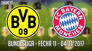 Borussia Dortmund 1 vs 3 Bayern Munich | Fecha 11 Bundesliga 2017 - 2018