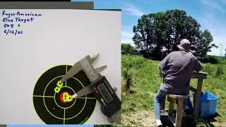 Vortex Crossfire II on Ruger American 22 LR Shooting From 50 Yards