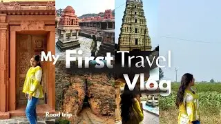 My first travel vlog! part 1 || road trip, temples, and many more!