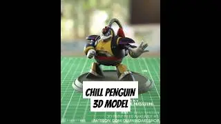 3D Chill Penguin (Mega Man X) animation 🐧 // made in Blender #megaman #megamanx #3dprinting
