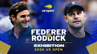 Roger Federer vs. Andy Roddick Full Match | Exhibition |  2026 US Open