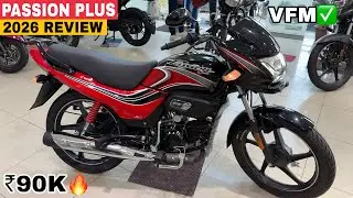 New Hero Passion Plus 2026 Review ✅ On-Road Price, Features, Mileage & Full Detailed Review Passion+