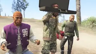GTA 5 Mp Character Plays Mission, Lamar Down.