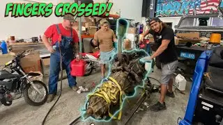 WILL THE WRECKED DURAMAX START?! (k20 Diesel Swap Part 2)