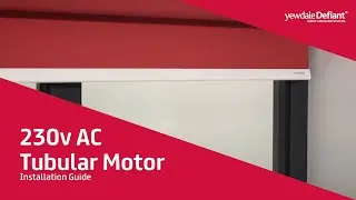 230v AC Tubular motor - programming instructions