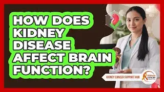 How does kidney disease affect brain function?