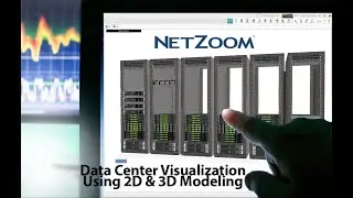 3D-визуализация центра обработки данных с использованием NetZoom, DCIM