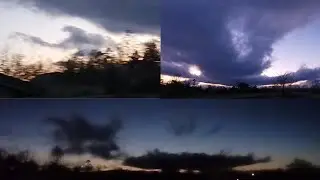 3/24/2023-Mena, AR  Cold-air (or cold-core) funnel clouds