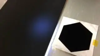 Vantablack vs LED Light