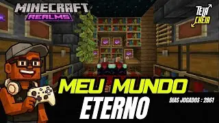 ✅ Live Horizontal l Minecraft Realms Bedrock l Meu Mundo Eterno 📆25/01/2026🏆