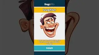 🇬🇧 Laughter Meaning : Flash Card : Learn English Vocabulary