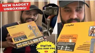 Digitek DSG 008F PRO - 3-Axis Foldable Smartphone Gimbal Unboxing 😱✅
