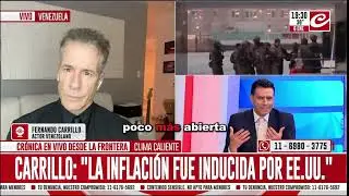 Fernando Carrillo: &ldquo;La inflaci&oacute;n de Venezuela fue inducida por Estados Unidos&rdquo;
