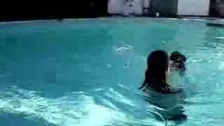 Fred goes swimming