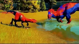 Epic Dinosaur Showdown: Indominus Rex vs. Indoraptor, Spinosaurus & T-Rex!