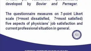Job Satisfaction among Polish Primary Care Physicians: Results from the Physicians\' Health Study