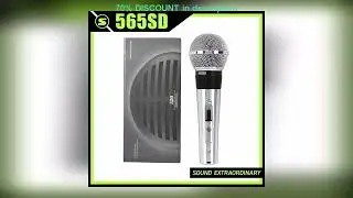 A must-have product! 565SD Professional Classic Dynamic Vocal Microphone 565 SD Top Quality Handhe