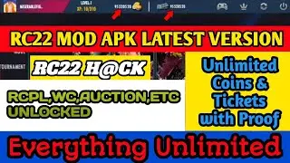 Real Cricket 22 Mod Apk🔥RC22 H@ck New Version🤑rc22 mod apk latest version | RCPL,WC,etc Unlocked🔓