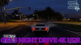 🚘 GTA 5 Ultra HD Night Ride | Super Sport Car Gameplay (4K Graphics) HDR in 2025